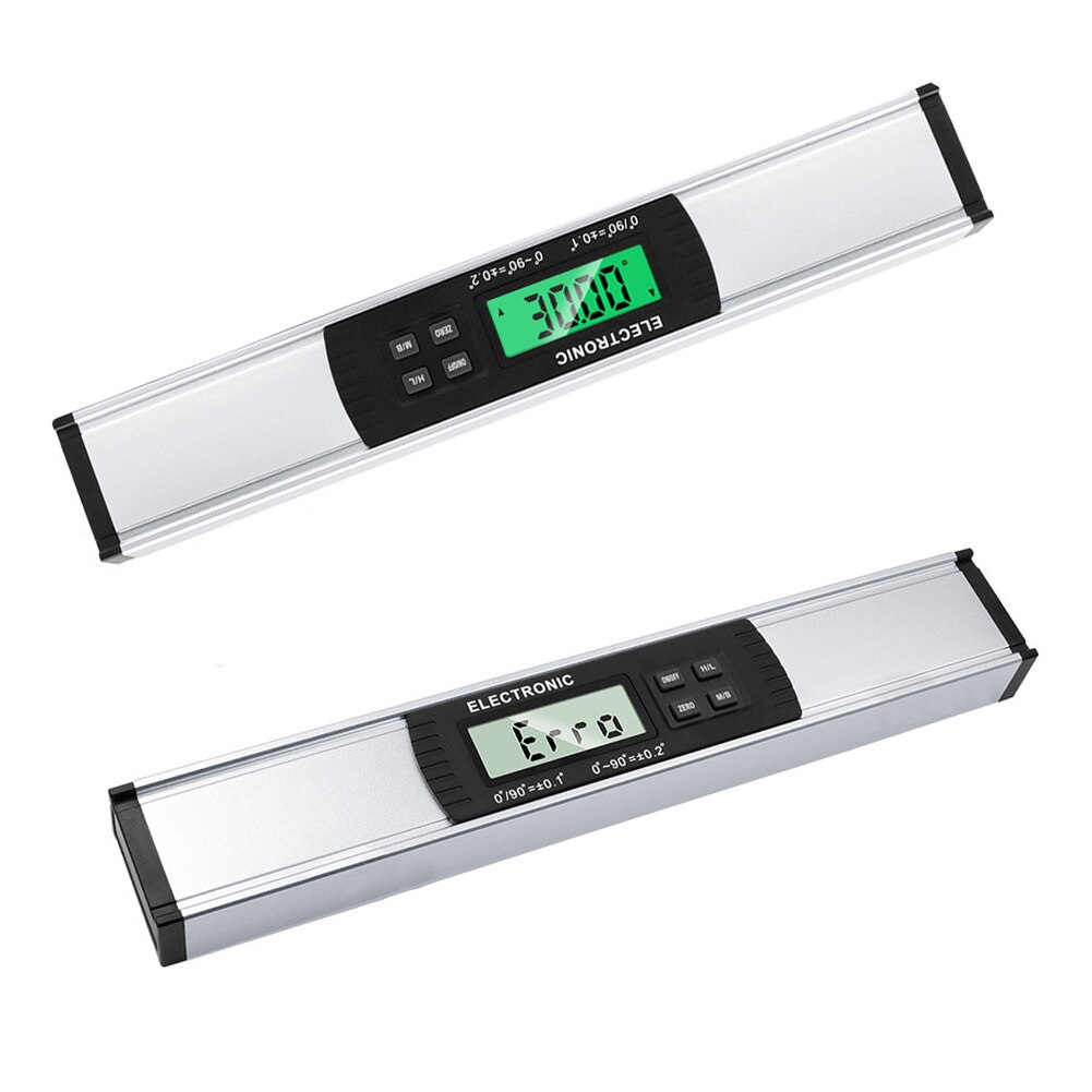 Multifunction Electronic Spirit Level Digital Display Inclinometer Goniometer Level Ruler Angle Ruler Caliper