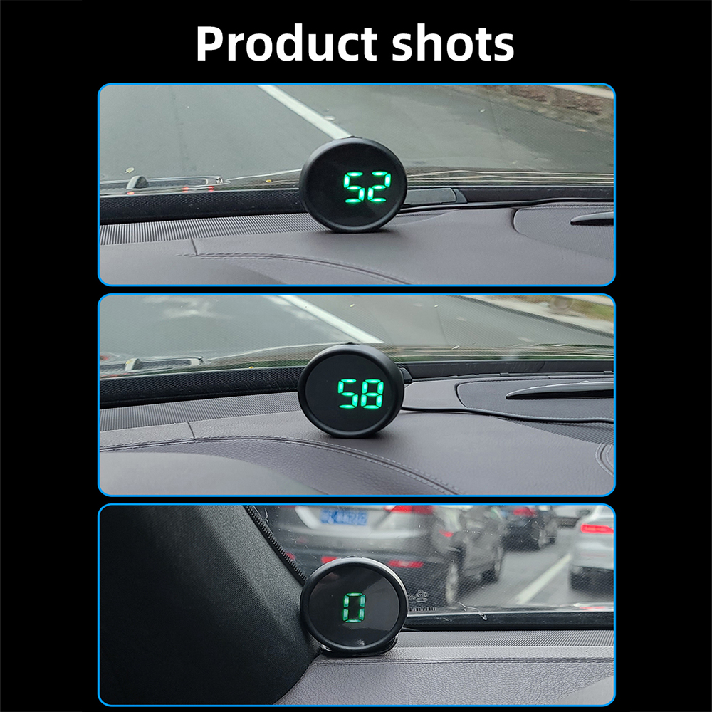 Universele Snelheidsmeter Multi Functie Gps Head Up Display Digitale Boordcomputer Voor Auto Vrachtwagen Boot Hud Rpm Mph snelheid Alarm