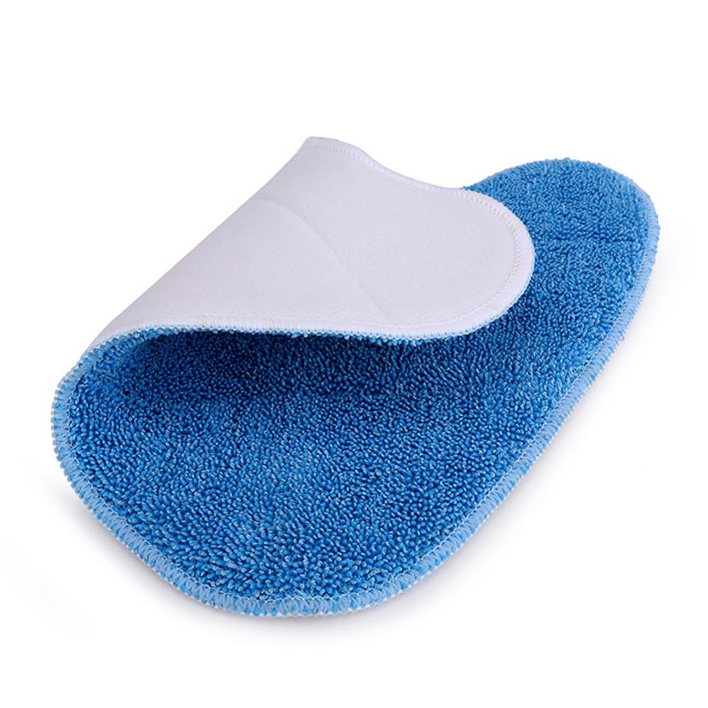 4 pièces tampons en microfibre réutilisables tampon en tissu lavable pour VAX S85-CM vadrouille à vapeur bleu