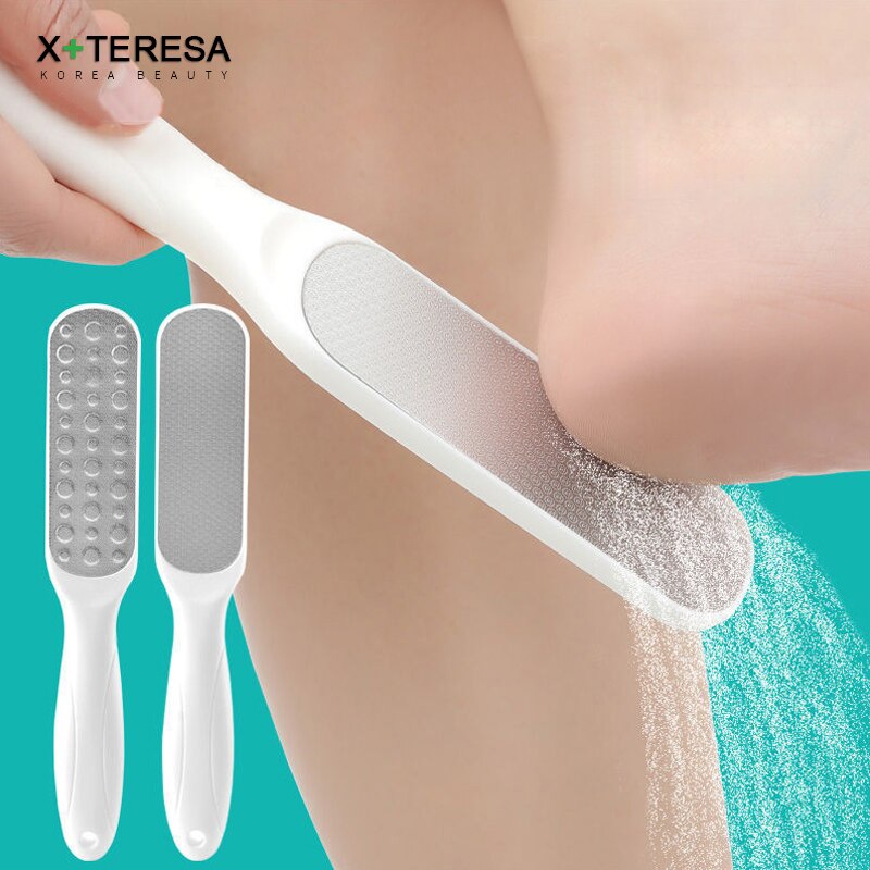 Foot Rasps Foot File Callus Remover Foot Care Tool Stainless Steel Scraper Double Sides Dead skin Pedicure Grater