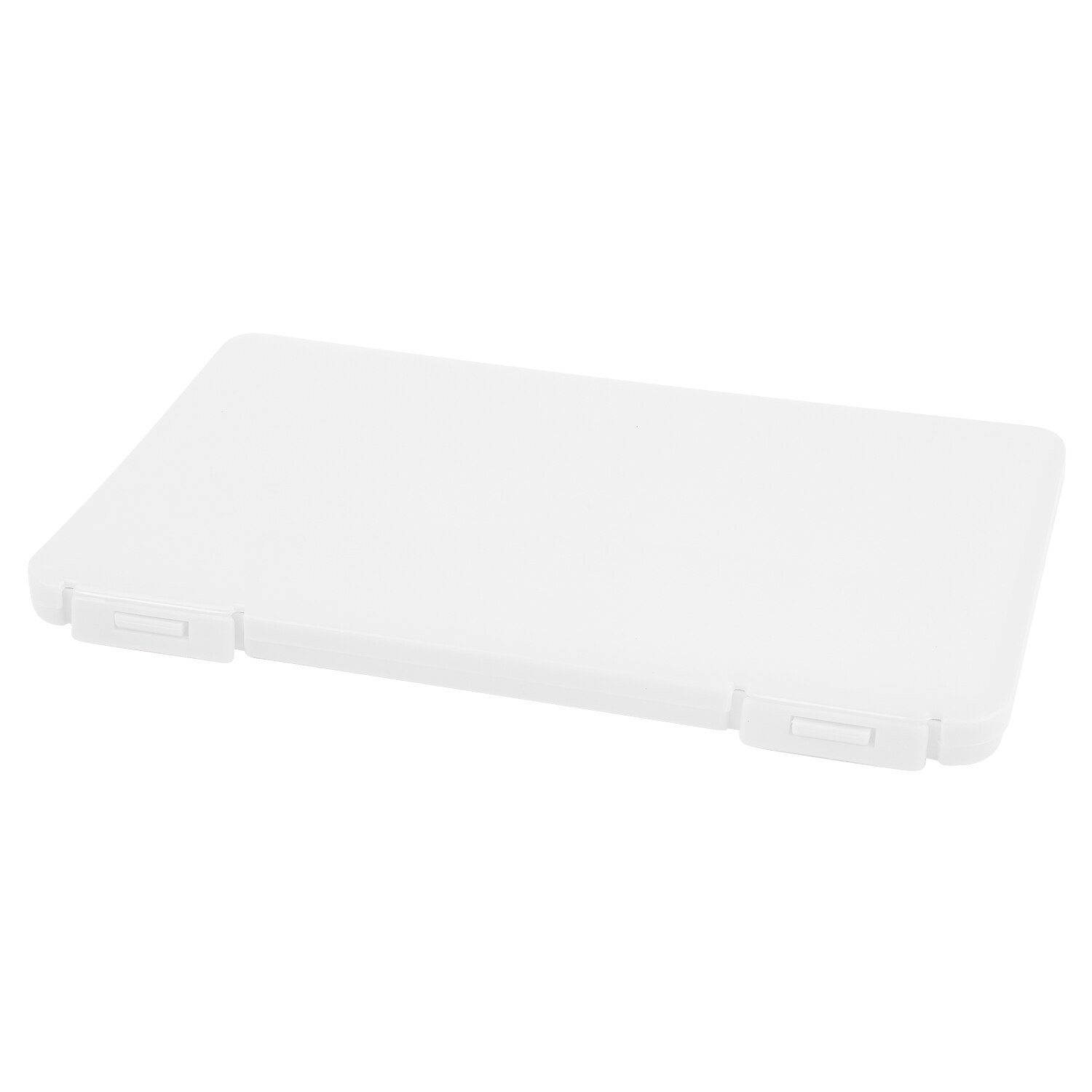 1Pcs Portable Face Mask Plastic Box Storage Box Convenient Carry Storage Case Face Shield Holder Travel Container Organizer: white