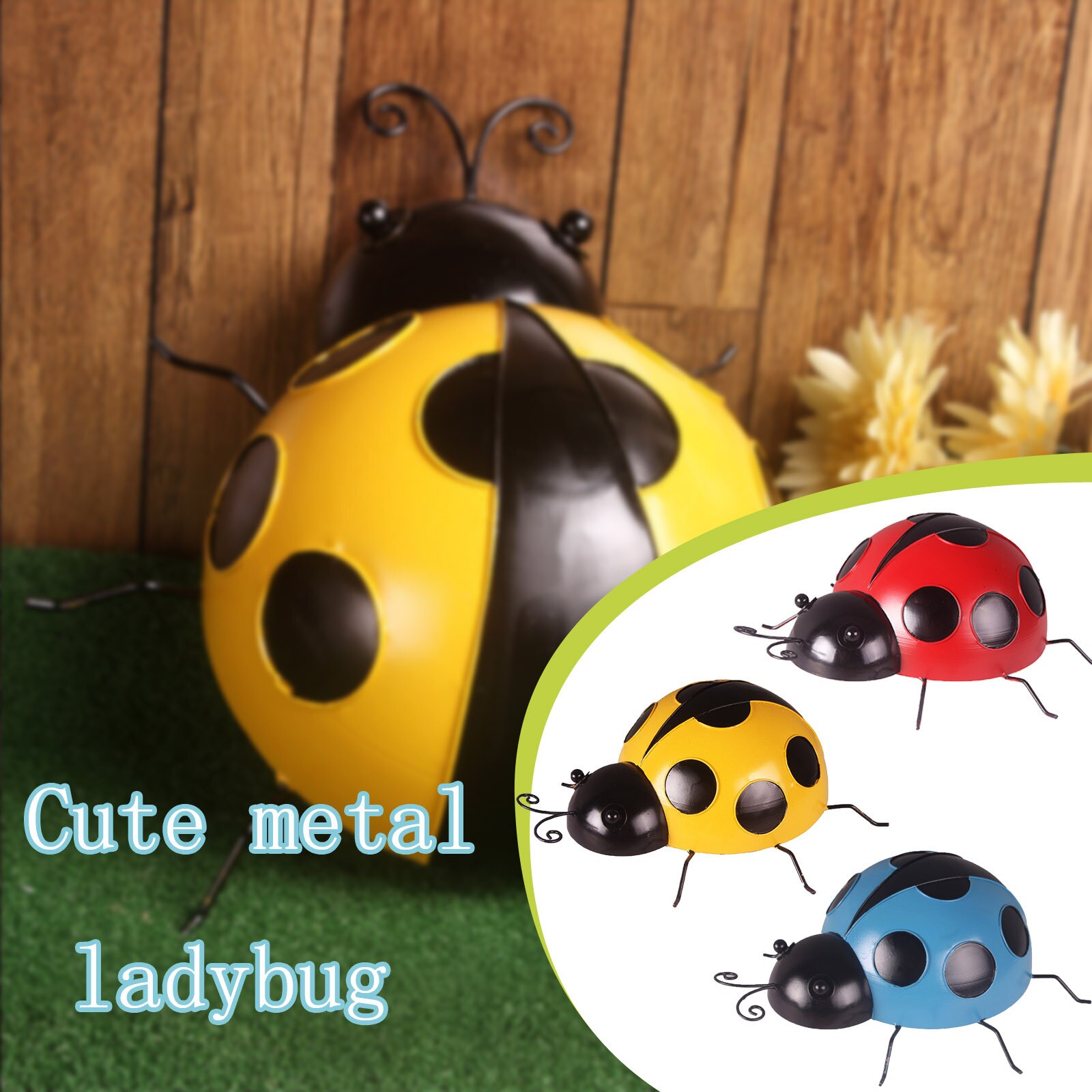 Garden Home Decor Water Rust Resistant Backyard Beetle Decoration Crafts 1pcs Metal Beetle Animal For Garden Art Outdoor