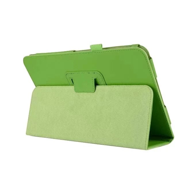 Funda para samsung galaxy tab um 10.1 caso, couro do plutônio suporte capa tab a6 10.1 "2016 tablet SM-T580/t585 auto sono/wake caso coque: green