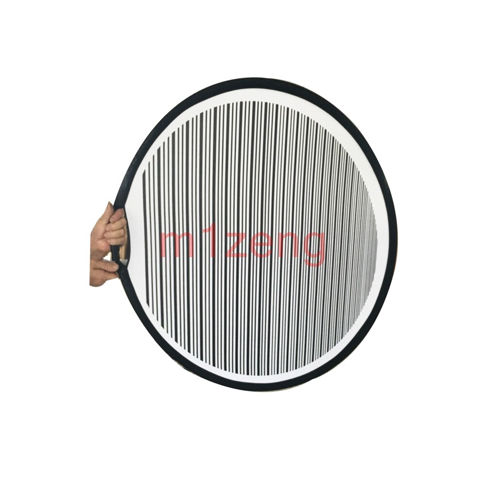 Reflector de luz plegable portátil de mano con rayas de 32 "y 80cm para estudio fotográfico, cámara dslr