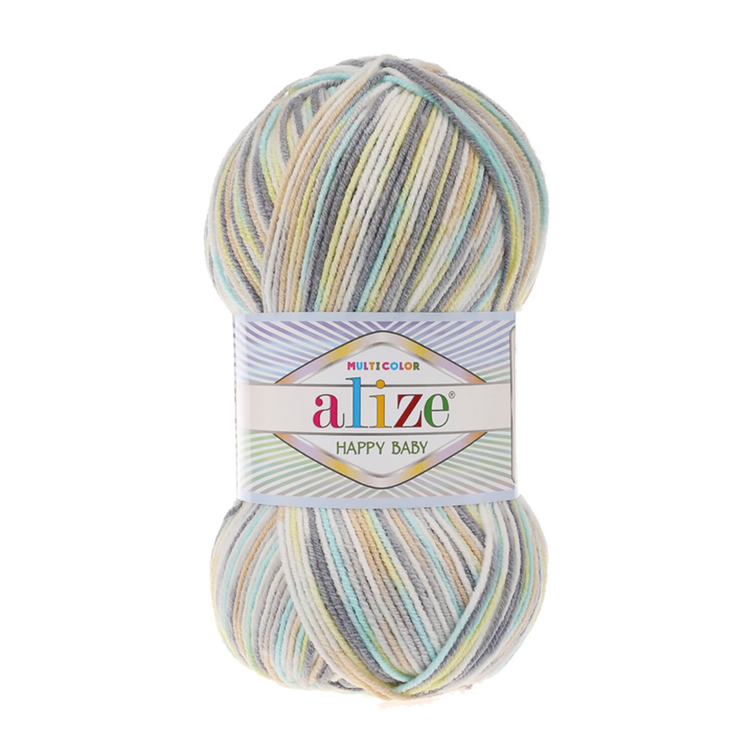 Alize Happy Baby Multi color Baby knitting yarn DIY knitting 100 gr 330 m knitting premium yarn blanket vest cardigan yarn: 52233
