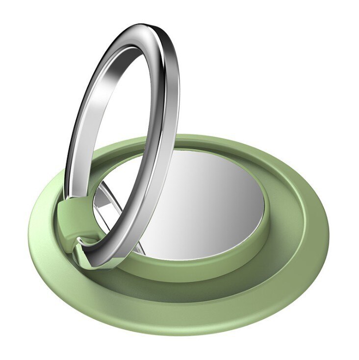 mobile phone holder ring buckle ring holder magnetic car mobile phone holder: Matcha green