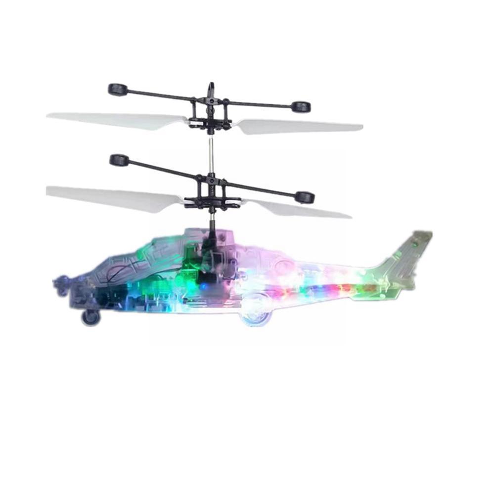 Rc Helicopter Mini Led Licht Speelgoed Rc Vliegtuig Met Led Licht Anti-Collision Duurzame Legering Speelgoed Voor Beginner Kids jongens Kinderen F4m0