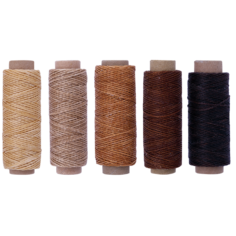 5/pz 150D/0.8mm/30m filo cerato filo per cucire in pelle cucitura a mano filo per cera in pelle filo per cucire a mano in pelle: genere 1