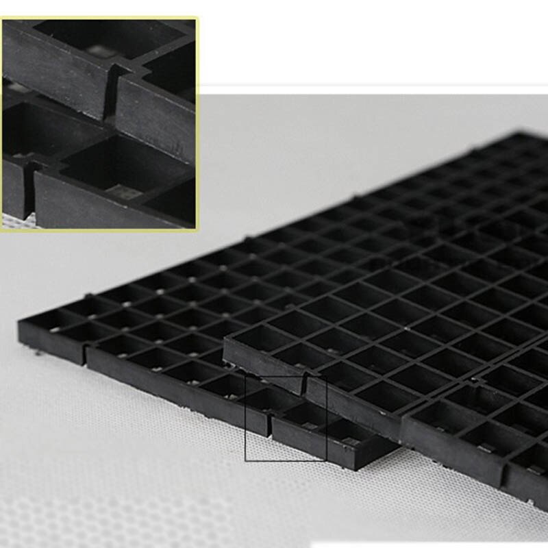 Durable Plastic Fish Grid Divider Tray Egg Crate Aquarium Tank Filter Bottom Isolate Pane DFK889