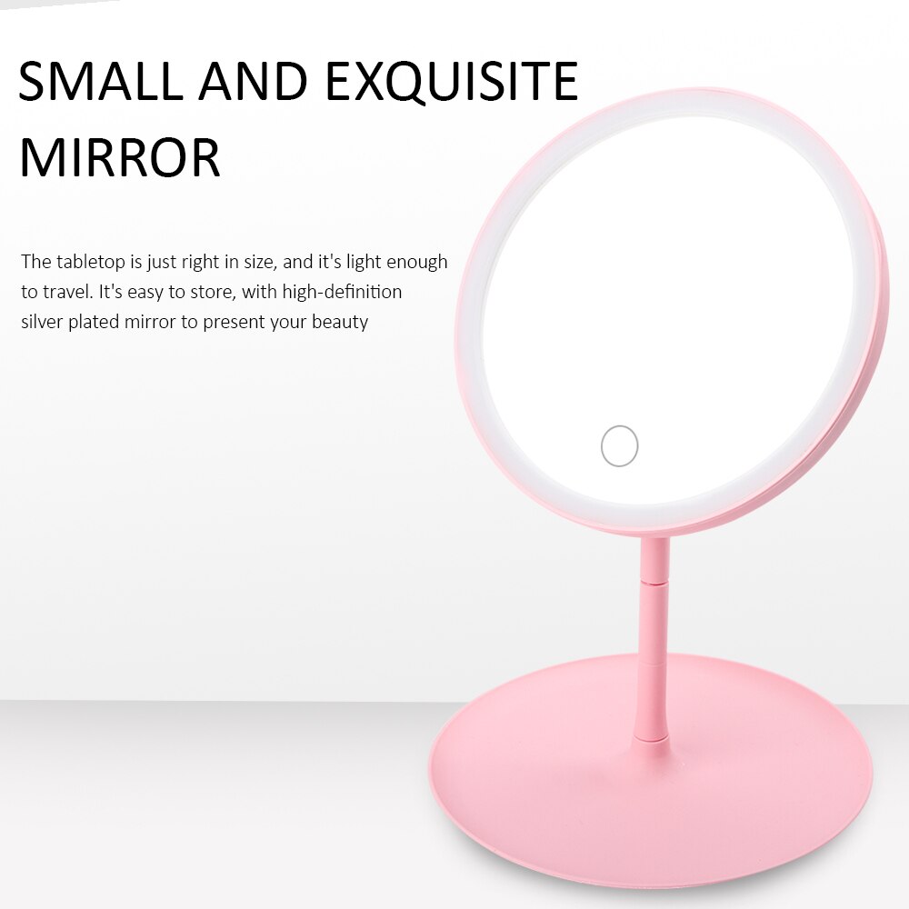 Makeup Mirror with Led Light Dressing Table Mirror Beauty Makeup Mirror Beauty Tools Fill Light Cosmetic Led Touch Screen Mirror