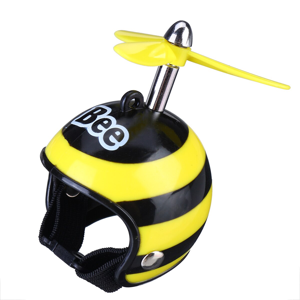 Drôle petit poulet casque pour animaux de compagnie poules oiseau dur chapeau de protection chapeaux transporteurs pour animaux de compagnie fournitures accessoires pour animaux de ferme hélice: bee