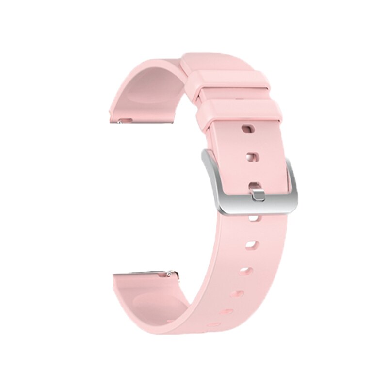 P8 Full Touch Bluetooth Smart Uhr Mann Sport Fitness Tracker Herzfrequenz Blutdruck Monitor Smartwatch Frauen: pink strap