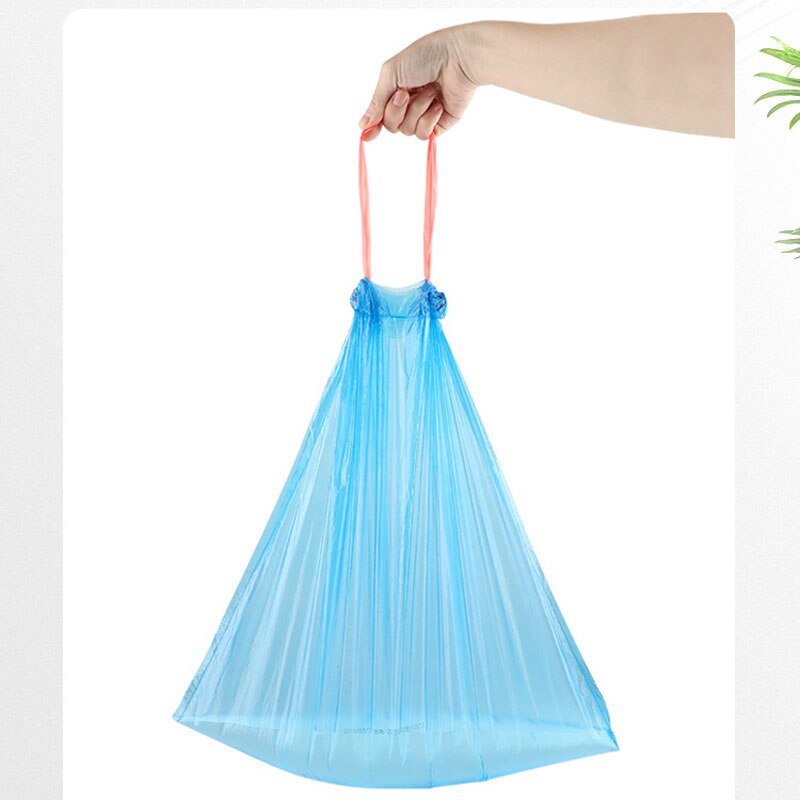 Thicken Desktop Small Garbage Bags Household Car Mini Disposable Plastic Rubbish Bags Degradation Drawstring Handles Trash Bag