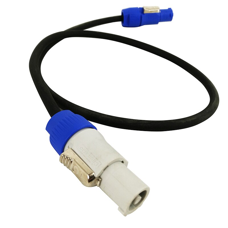 Powercon Connector Stekker Connector Blauw/Wit Voor Led Par \ Moving Head Led Power Cable Plug Socket