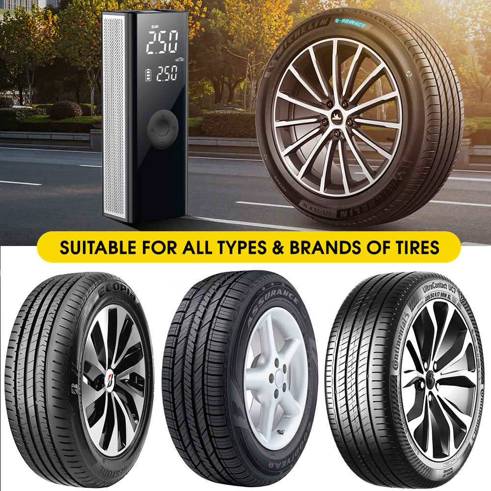 CARSUN Tragbare Drahtlose Reifen Luftpumpe Tragbare Auto Luft Kompressor Für Motorräder Pickup Lkw Super Power Aufblasbare Pumpe