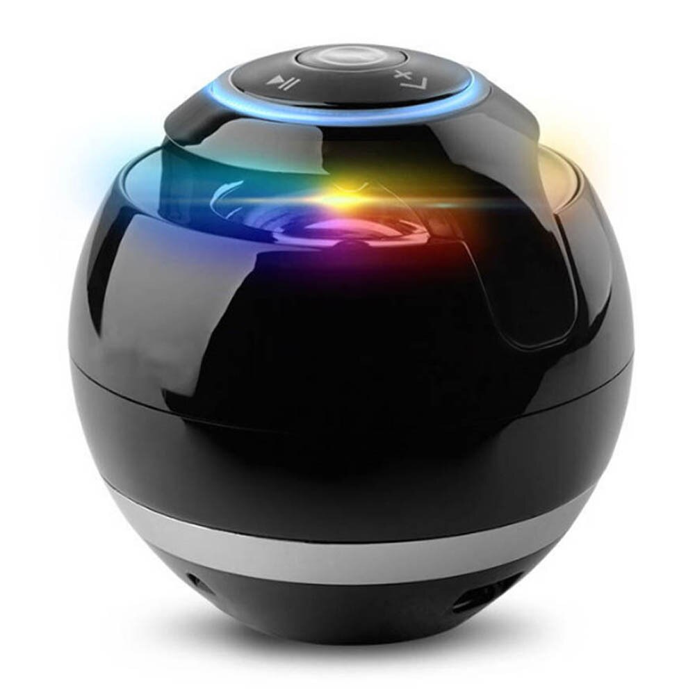 Bal Bluetooth Luidspreker Met Led Licht Draagbare Draadloze Mini Speaker Feestelijke Kerst Viering MP3 Subwoofer Ondersteuning Tf Card