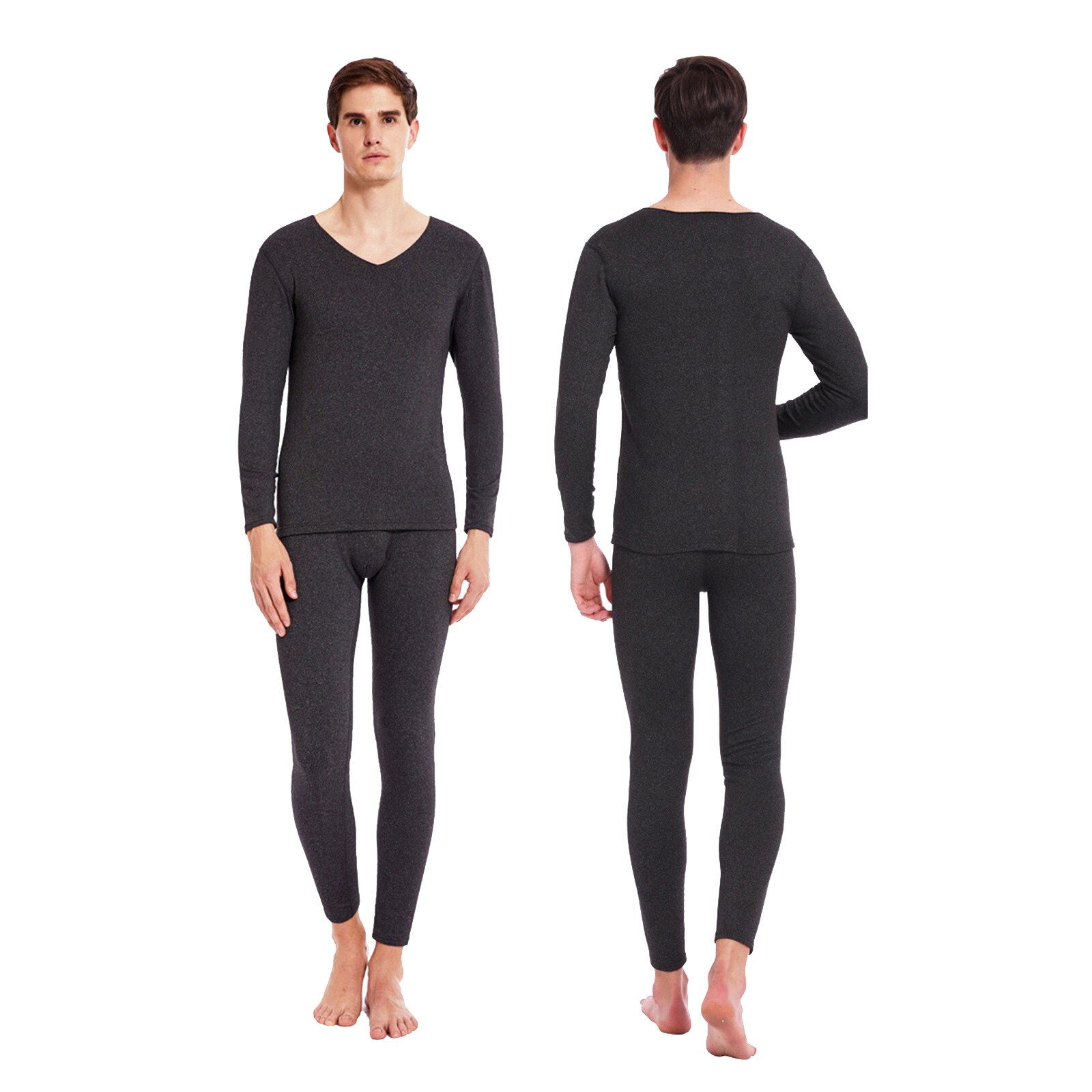 Winter Warm Thermal Underwear Thicken Men Cotton Thermal Wear Pants + Shirt Men Underwear Winter Size L-4XL Thermals Clothes: C / XXXL