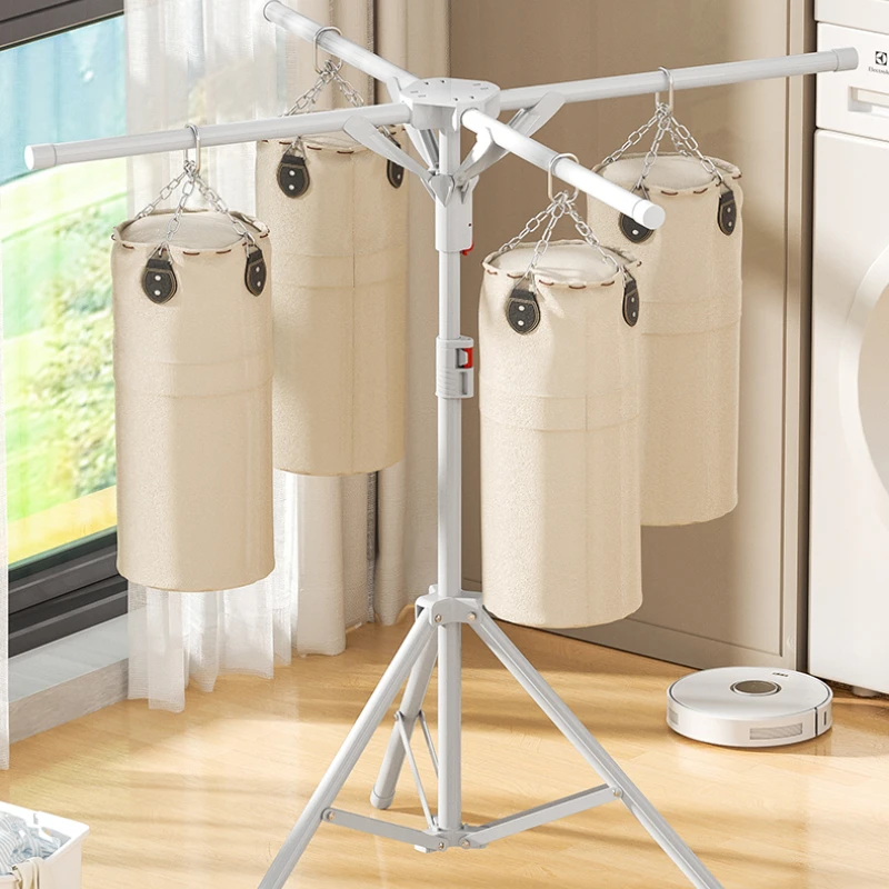 Składany stojak robić suszenia ubrań na podłogę, kompaktowy stojak na pranie, oszczędzający miejsce suszarka robić użytku wewnątrz pomieszczeń, trwały wieszak na ubrania, regulowana suszarka robić pościeli.