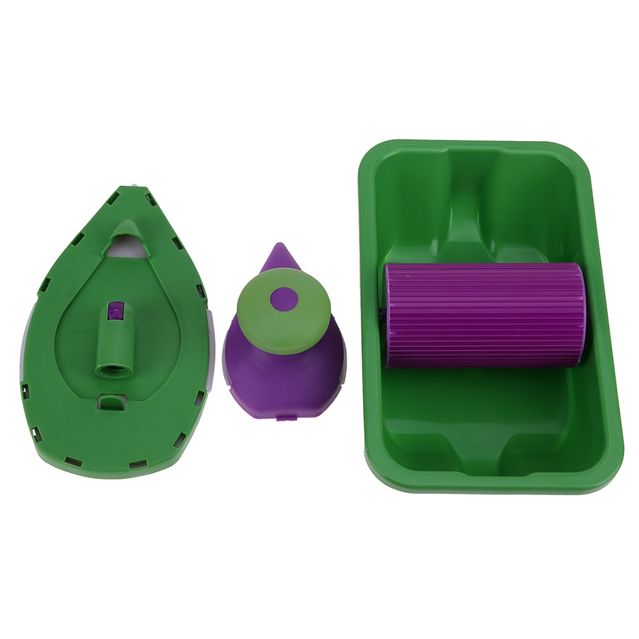 2/3/5/8/9pcs/set Paint Runner Pro Roller Brush Handle Brush Office Room Wall Painting Home Garden Pain Tool Set for Wall: 01