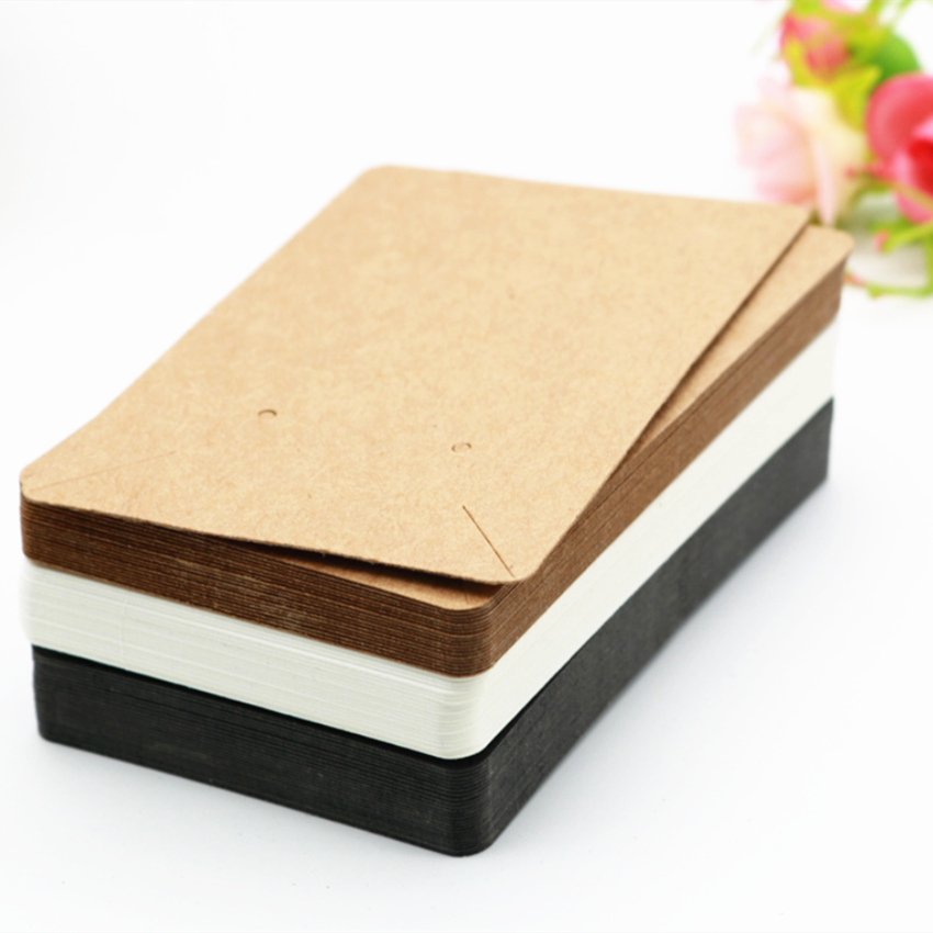 50 stücke 6x9cm Ohrringe und Halskette Anzeige Karten Karton Ohrring Paket Hängen Schild Karte für Ohr Nieten ohrring Halsketten