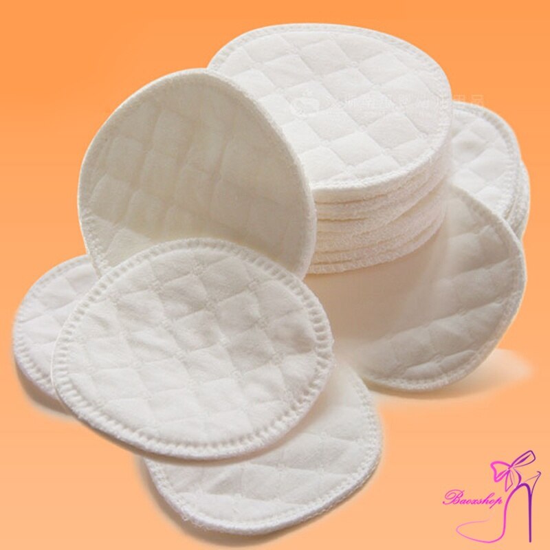 12 Pcs Reusable Breast Feeding Nursing Breast Pads Washable Soft Absorbent Baby Supplies AN88