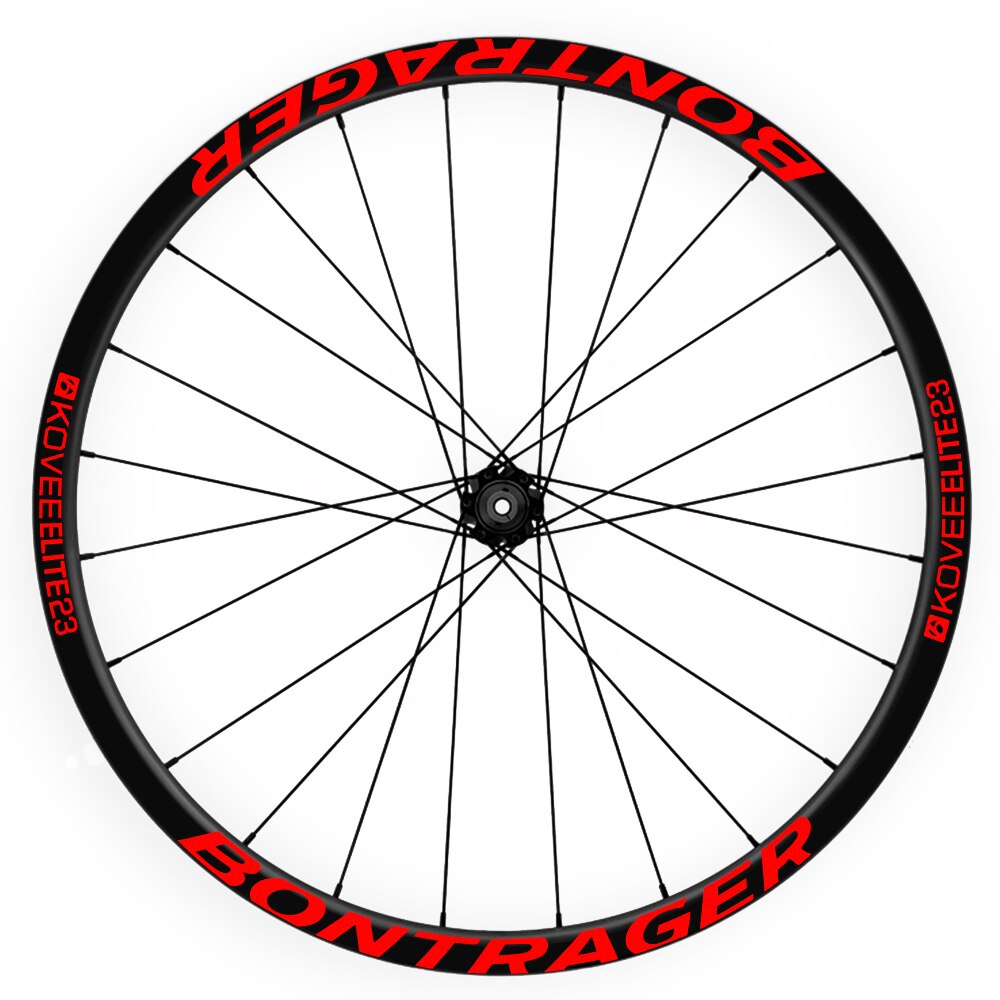 Autocollants vélo 29" BONTRAGER KOVEE ELITE 23 WH05: RED fluor