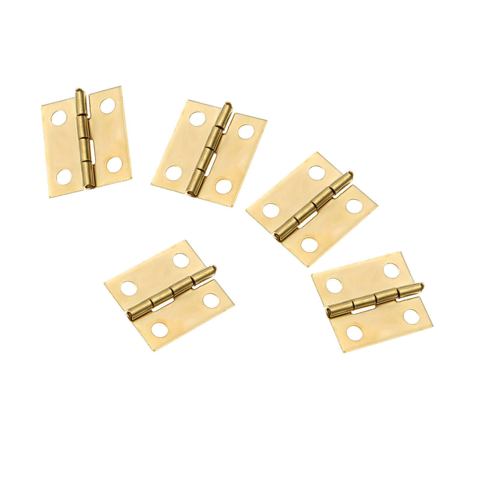 20Pcs 18x16mm Gold Furniture Door Cabinet Mini Hinges Jewelry Wooden Box Luggage Hinges Wine Box Hinge