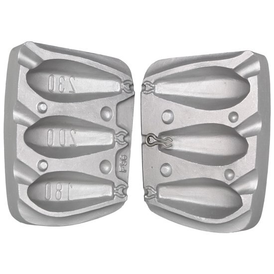 Stampo Piombo pesca siluro gr.180-200-230