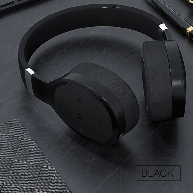 VJ087 Bluetooth 5.0 Hoofdtelefoon Stereo Hifi Draadloze Headset Met Microfoon Kleurrijke Handenvrij Spel Voor Pc Smart Phone