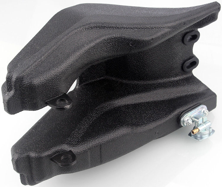 Czarny zbiornik paliwa gazowego 4 kołodziej Qaud dla ATV Kazuma Meerkat Redcat Hensim 50CC 70CC 90CC