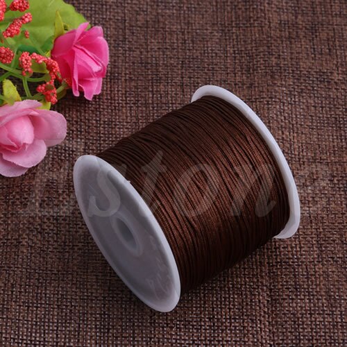 1Roll 45M x 0.8mm Nylon Chinese Knot Macrame Bracelet Braided Cord Thread String: 14