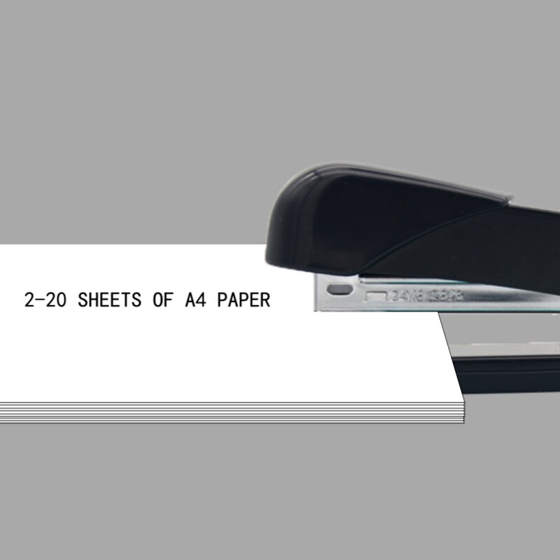 1pcs Metal Safe Stapler without Staples Staple Free Stapleless Capacity for Paper Binding School book repair Office Accessories