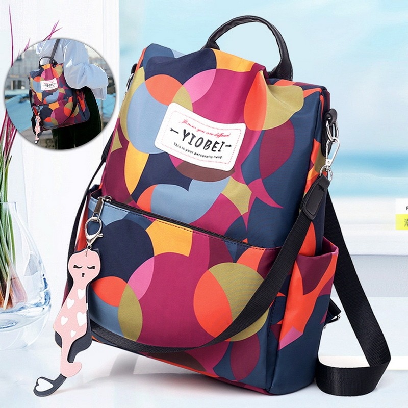 frauen Rucksack PU Leder Rucksack Reise Schulter Tasche Mädchen Anti-Diebstahl Bunte Rucksack Für Teenager tasche