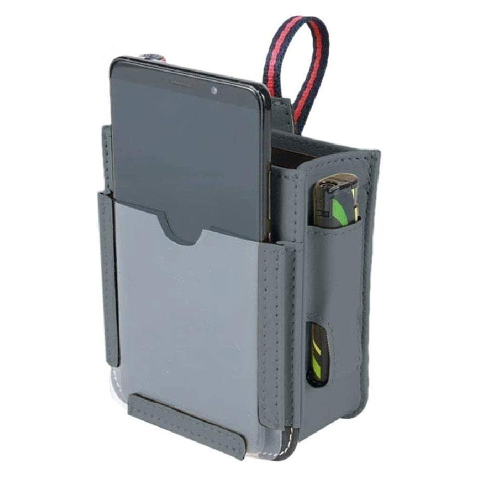 Spot Multifunctional Car Pocket Automotive Air Vent Bag Small Storage Styling R8V3 Car Phone Mobile Pouch L1Z8: Gray