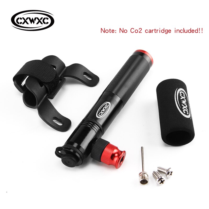 Mini portabel cykel pump ventil adapter kul luft uppblåsare cykel cykel pump  co2 uppblåsnings handpump för cykel combo cykel pumpar