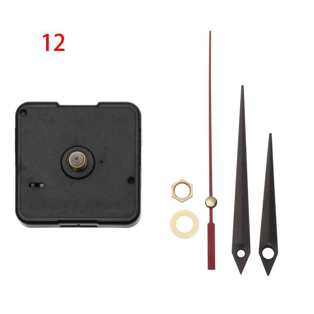 1 Set Stille Scannen Uurwerk Handmatige Diy Handwerk Beweging Bel Accessoires Wandklok Beweging Home Decor: 12