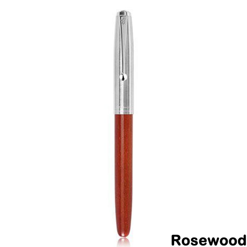 Jinhao 51A Wooded Fountain Pen Luxury Calligraphy Ink Pens EF/F Nib Writing School Office Supplies Stationery: PURPLE / EF