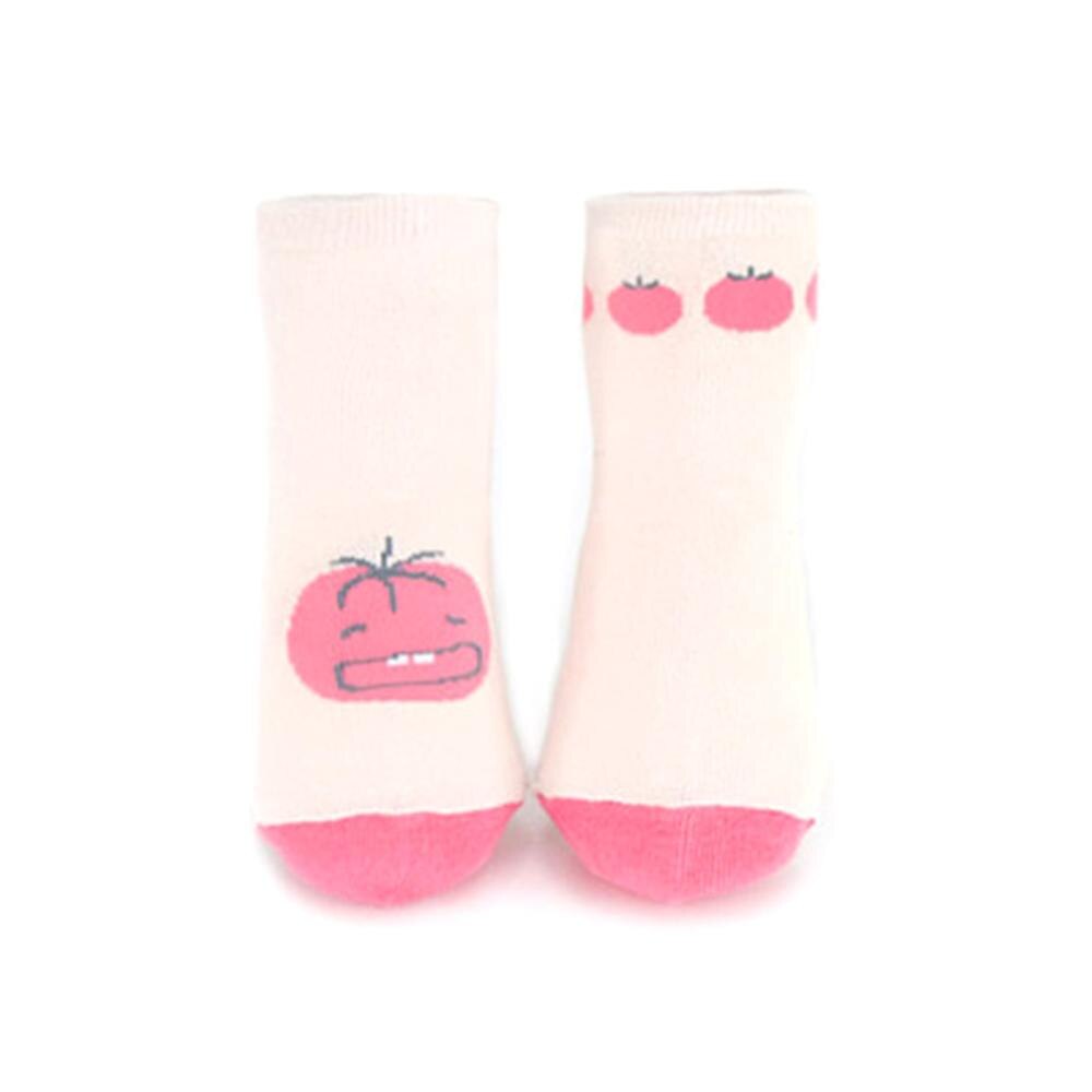 Cartoon Leuke Oren Dier Patroon Babysokjes Kid Cloting Accessoires katoen Anti Slip Sokken Baby Voor Jongen Meisje 0 2 jaar: Geel