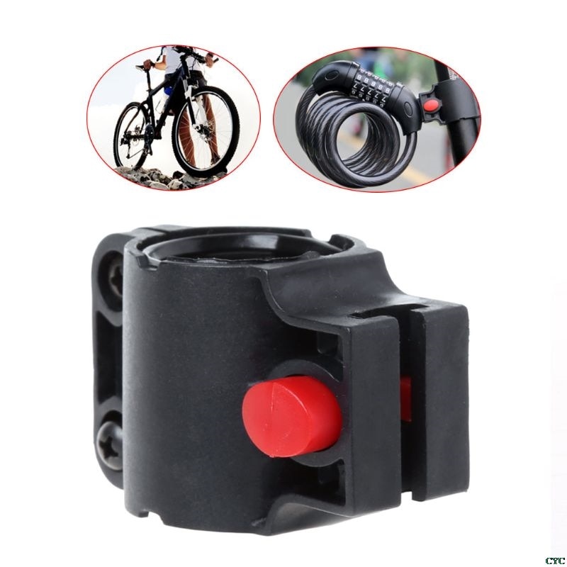 Soporte de bloqueo de bicicleta soporte de Cable de bloqueo Marco de bicicleta Universal bloqueo en U piezas de ciclismo fijo accesorios MTB