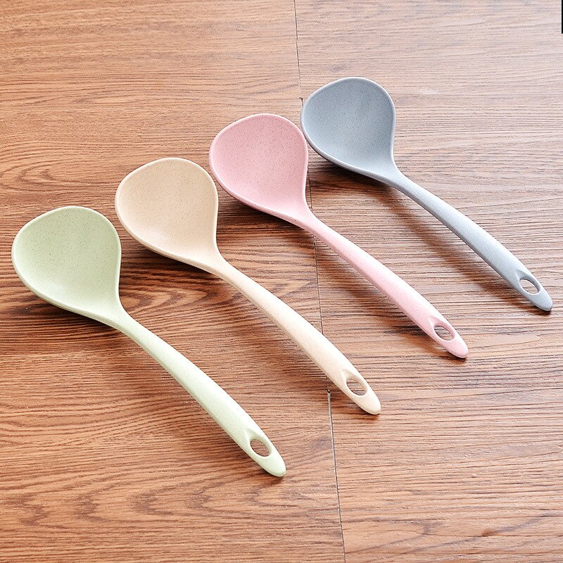 Keuken Benodigdheden Tarwestro Maaltijd Diner Scoop Pollepel Soeplepel Lange Handvat Servies Servies