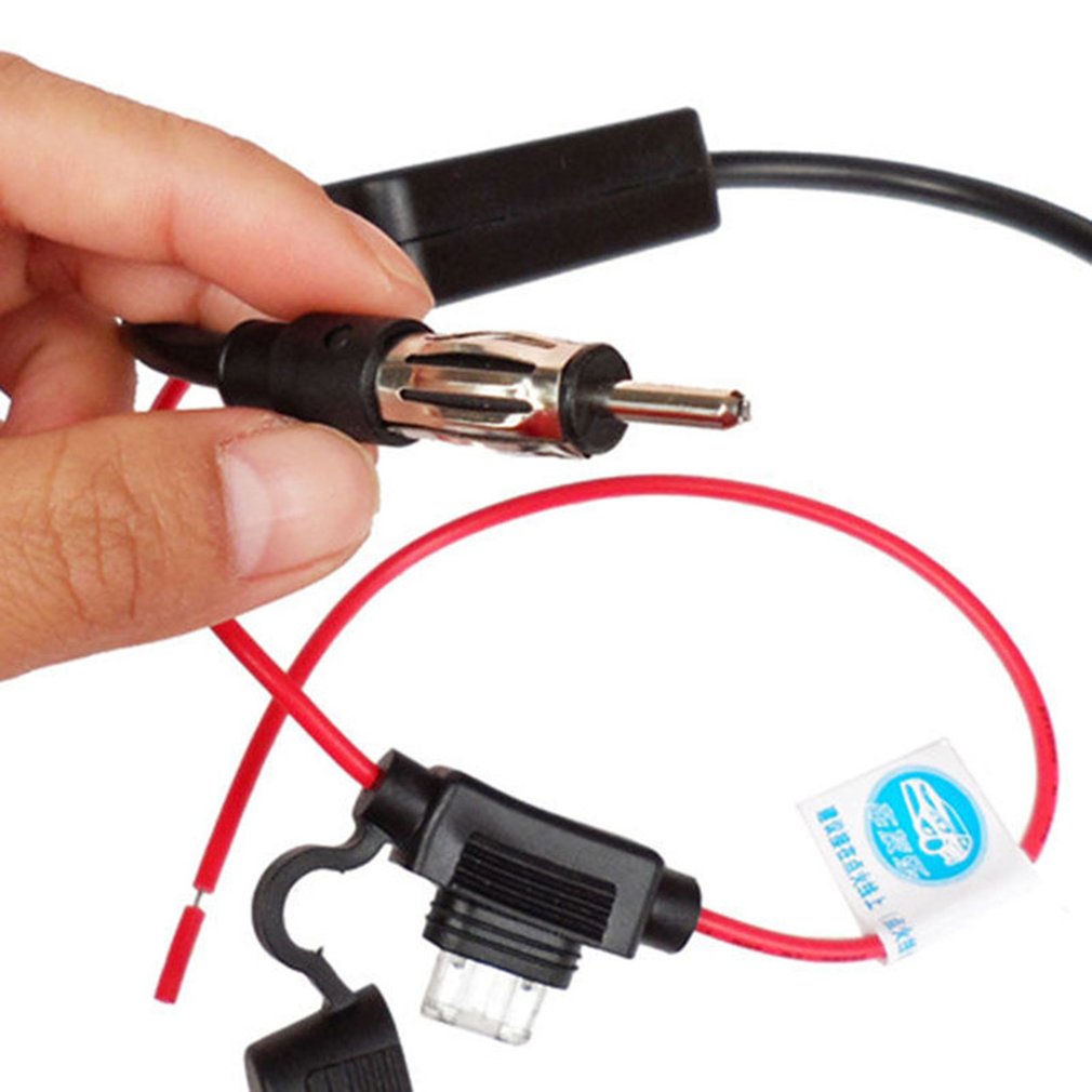 Universal 12V Auto Car Radio FM Antenna Signal Amplifier Booster For Marine Car Vehicle FM Amplifier 88-108MHz