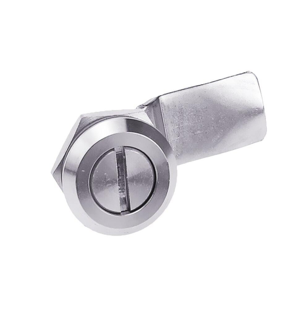 1set 22mm installation Power distribution cabinet lock panel lock 304 stainless steel lock, cam cabinet lock,, tin box,: No key