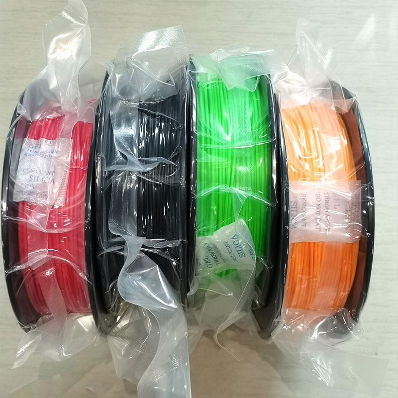 Refinecolor 0.5kg 1.75mm PLA Filament For 3D Printer Material Sivery White Black Red Green Mutilcolor For Choose PLA Supplies