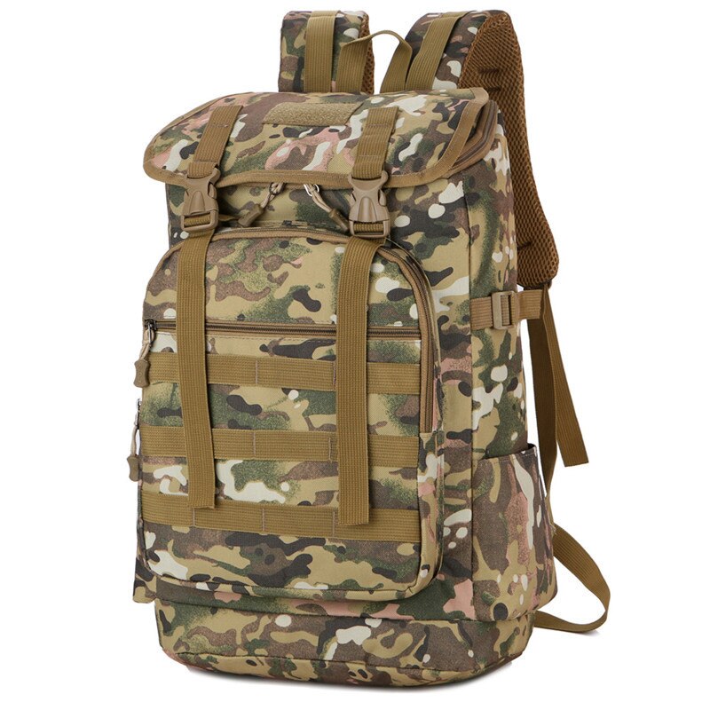 Klatrerygsække camping vandring rygsæk taske udendørs sportstasker rejse mænd rygsæk mochila moutain tas trekking  xa8wa: Cp camouflage