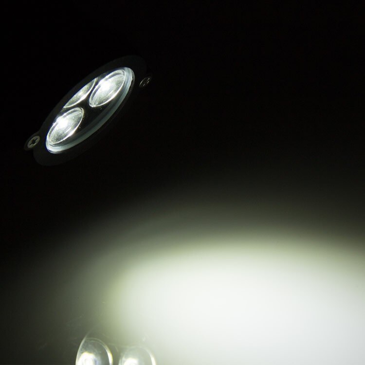 Lampe de paysage imperméable avec pic, spot lumineux d'extérieur, idéal pour un jardin, un sentier ou un sentier, 12/3W, LED V, 220V