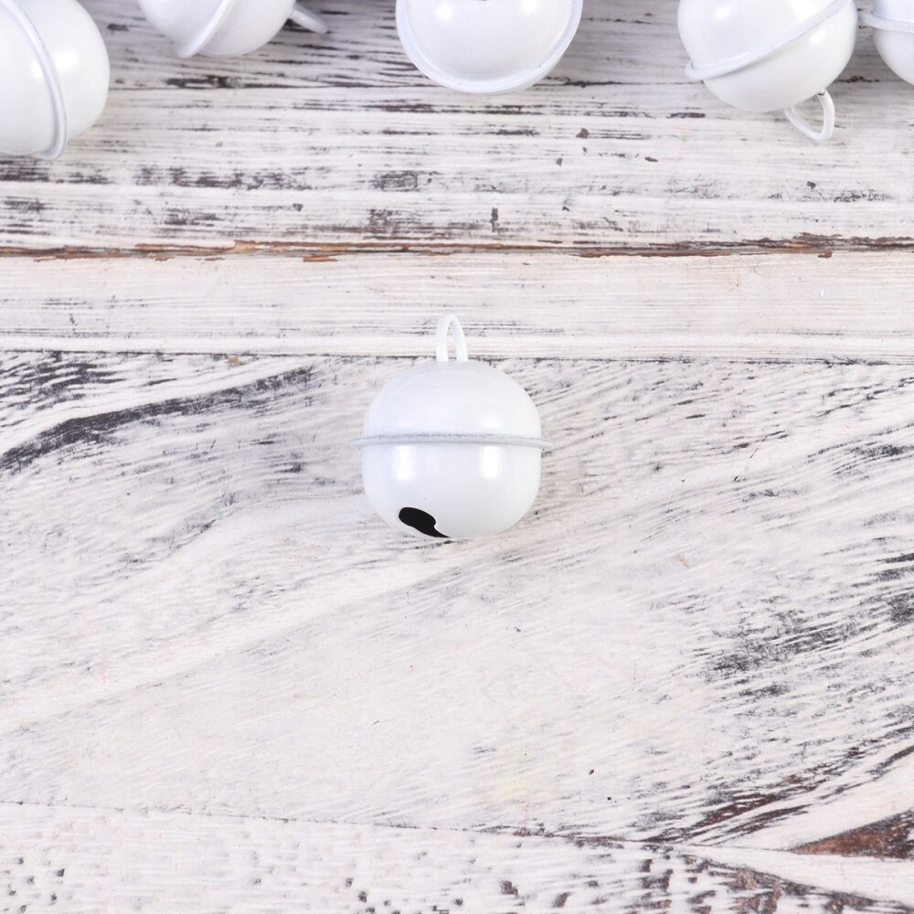 50 Stuks 22Mm Gekleurde Geschilderd Jingle Bells Metal Ronde Mini Bells Sieraden Ornamenten Kerst Decor Gebruik Hangers Voor Party christm