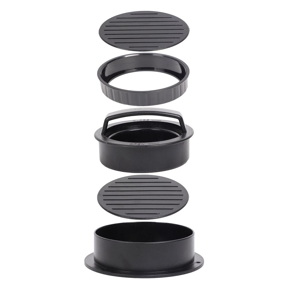 Fabricante de hamburguesas 3 en 1, utensilio antiadherente para hamburguesas, práctico y duradero, molde de prensa para parrilla de ternera, accesorios de cocina