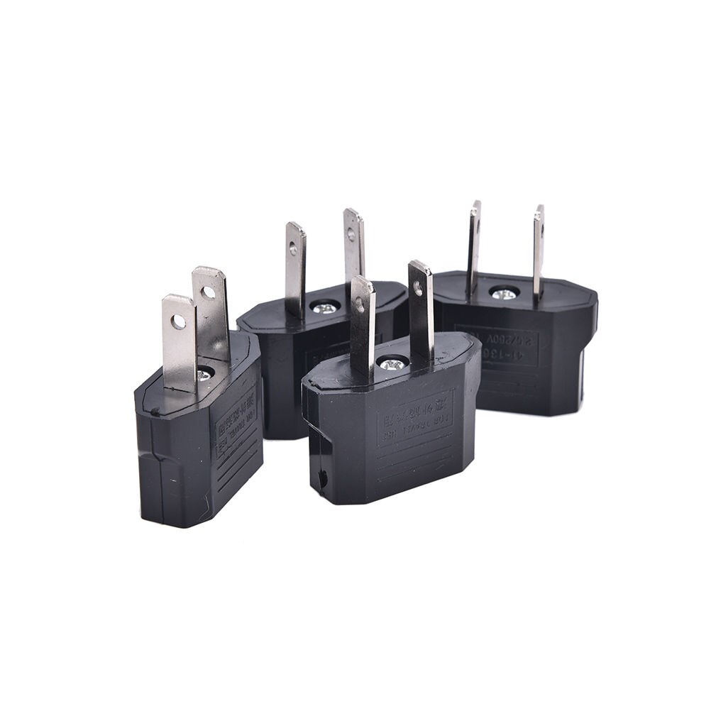 4 stuks/partij europese euro eu naar vs vs stekker reislader stopcontact converter adapter wisselstroomstekker