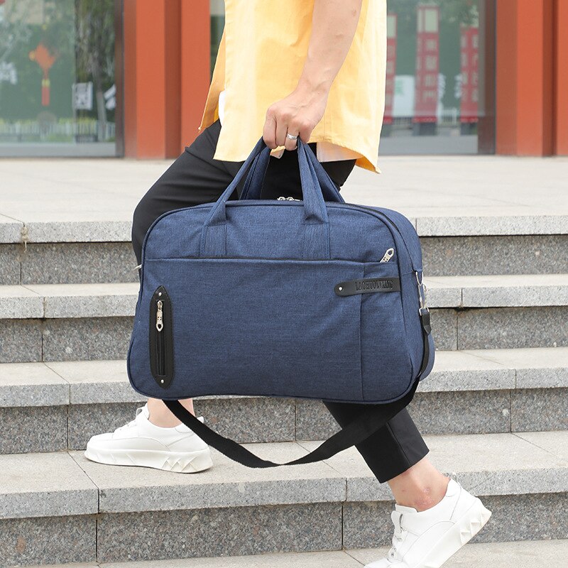 Bløde oxford mænd rejsetasker bære bagage tasker kvinder taske rejsetaske weekend taske høj kapacitet  xa170k