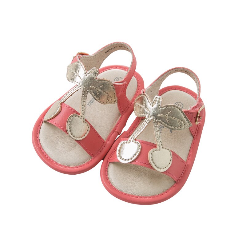 DB10247 Dave Bella summer baby girl sandals born prewalkers infant shoes girl red sandals Princesss shoes: 18